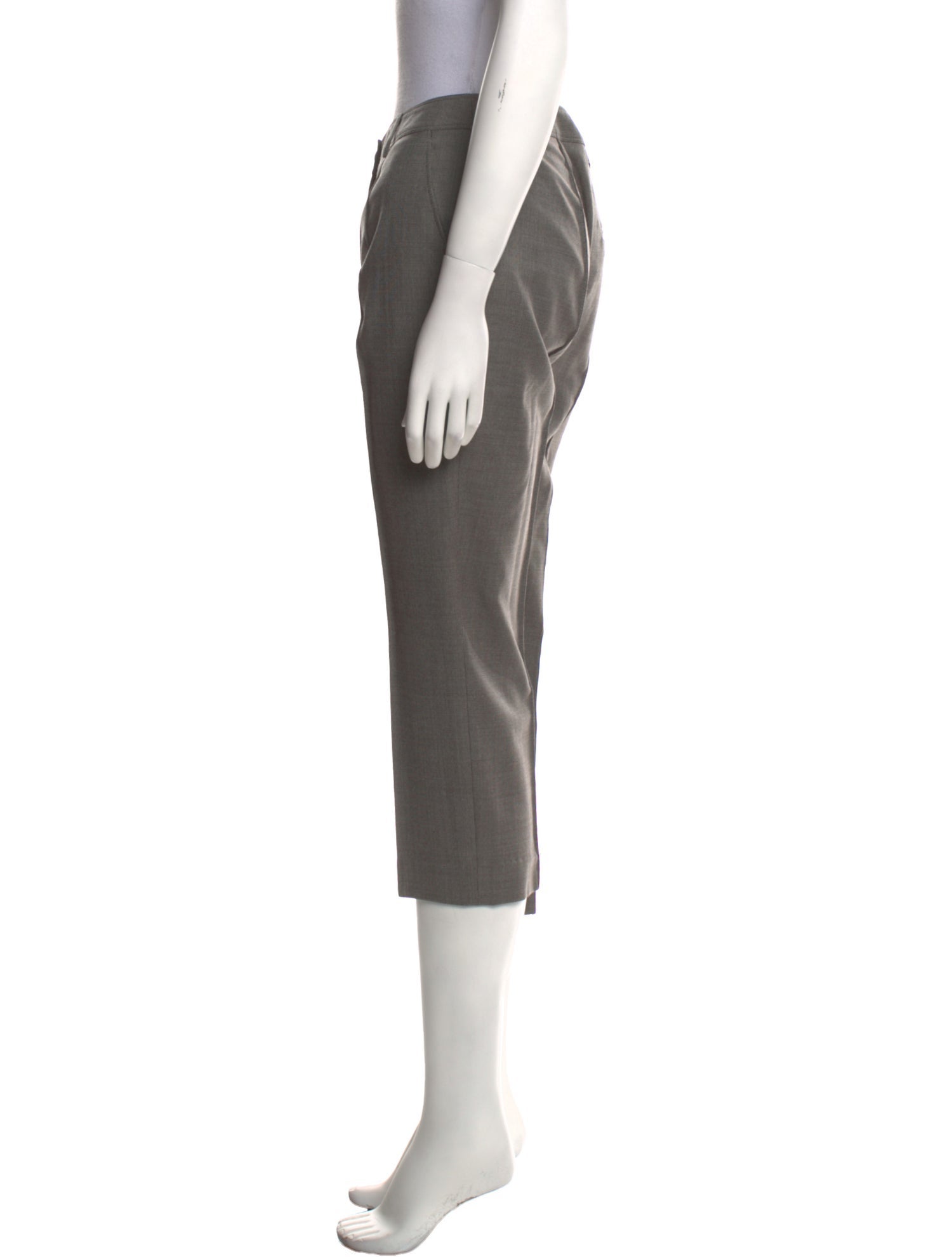 Burberry Virgin Wool Straight Leg Pants