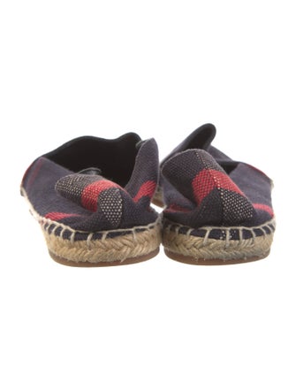 Burberry Nova Check Pattern Canvas Espadrilles