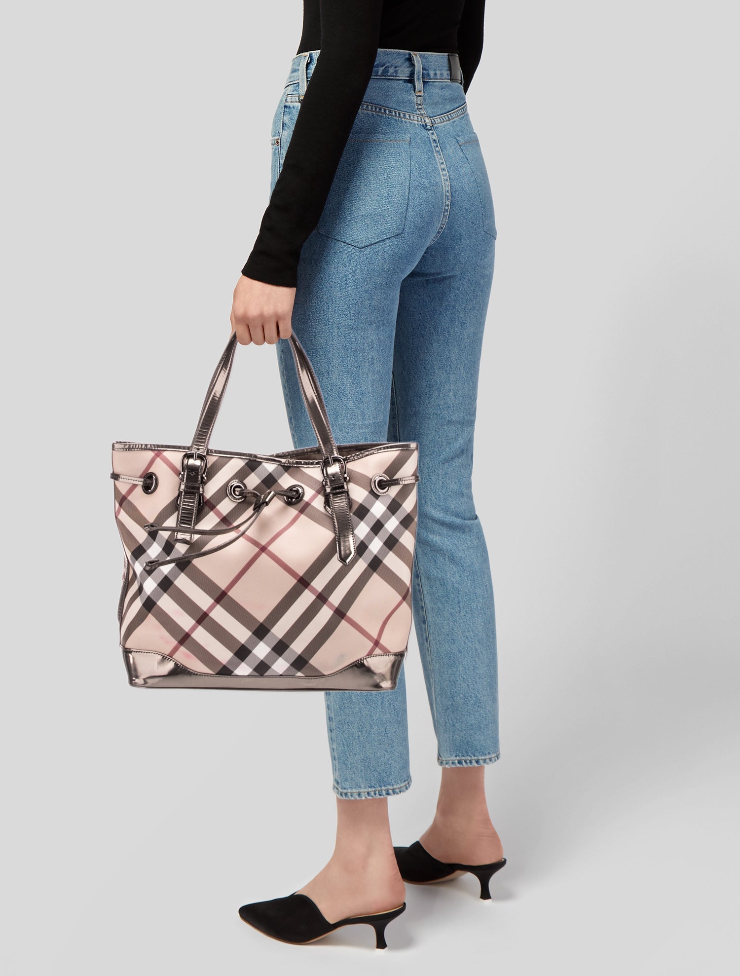 Burberry Super Nova Check Tote