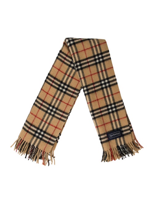 Burberry Virgin Wool House Check Pattern Scarf