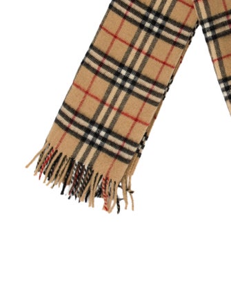 Burberry Virgin Wool House Check Pattern Scarf