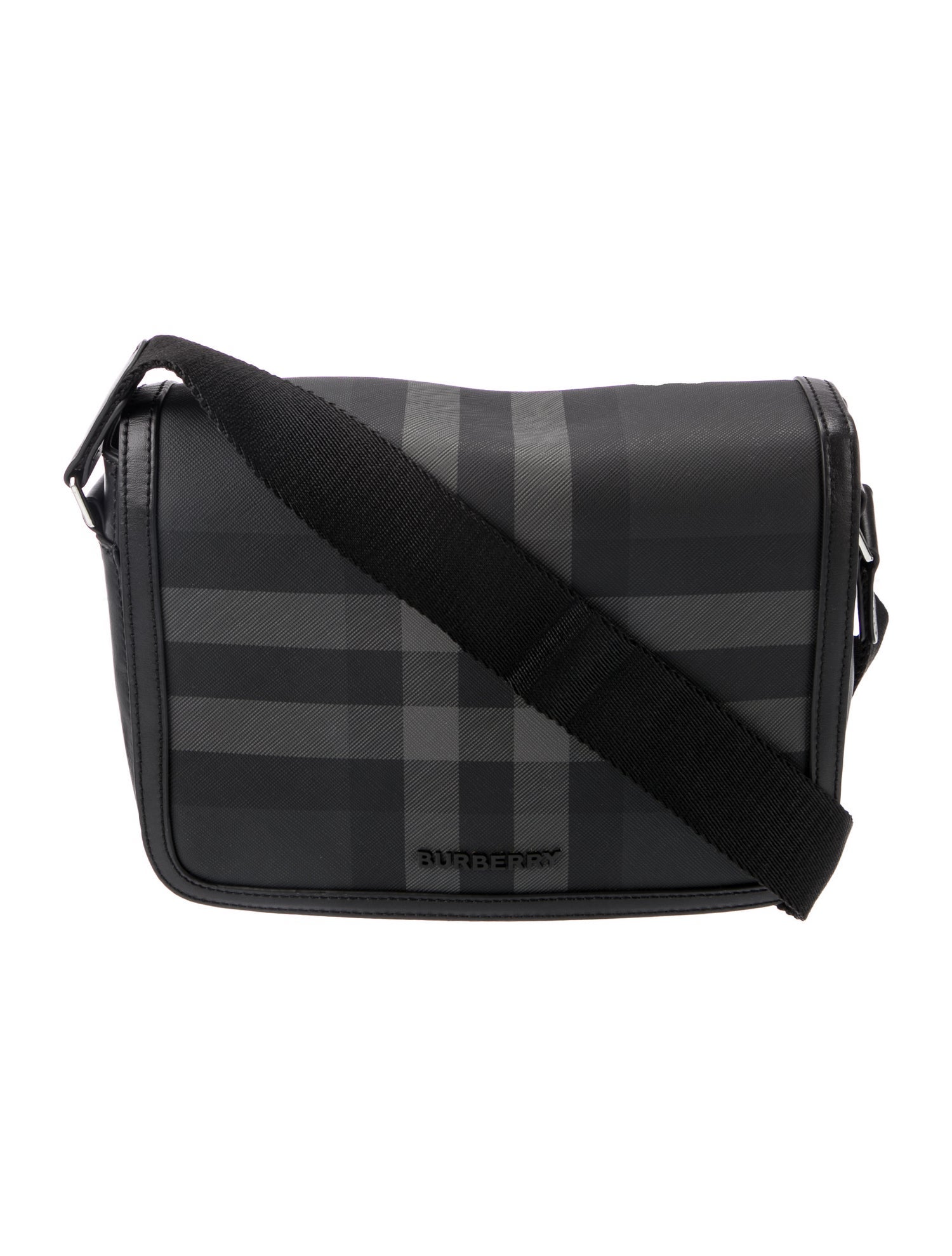 Burberry Smoked Check Messenger Bag