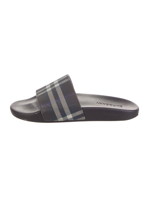 Burberry House Check Pattern Rubber Slides