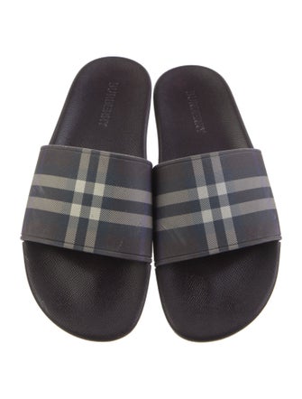 Burberry House Check Pattern Rubber Slides