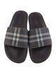 Burberry House Check Pattern Rubber Slides