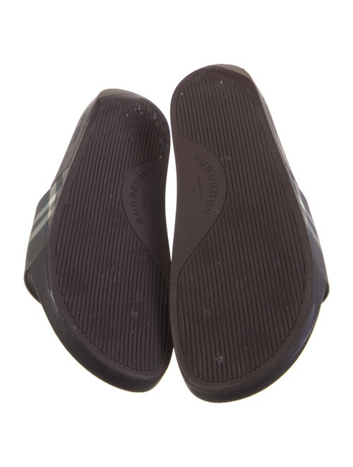Burberry House Check Pattern Rubber Slides