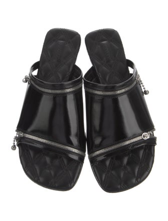 Burberry Leather Slides