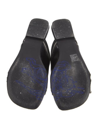 Burberry Leather Slides