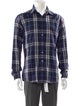 Burberry Nova Check Pattern Long Sleeve Shirt