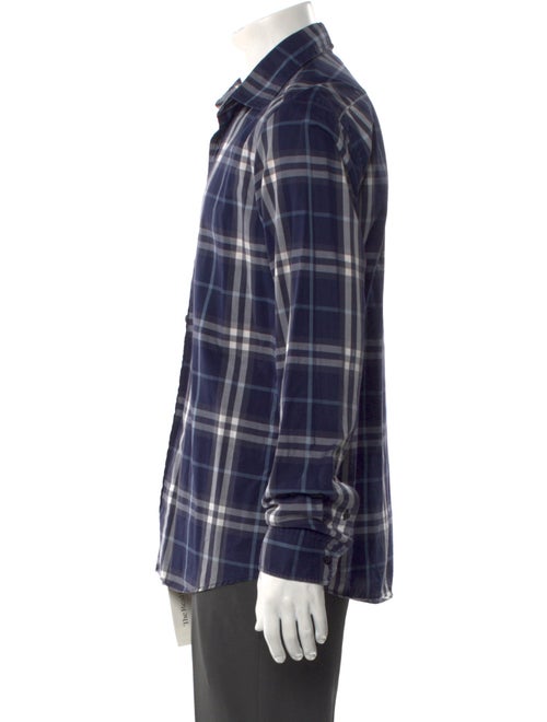 Burberry Nova Check Pattern Long Sleeve Shirt