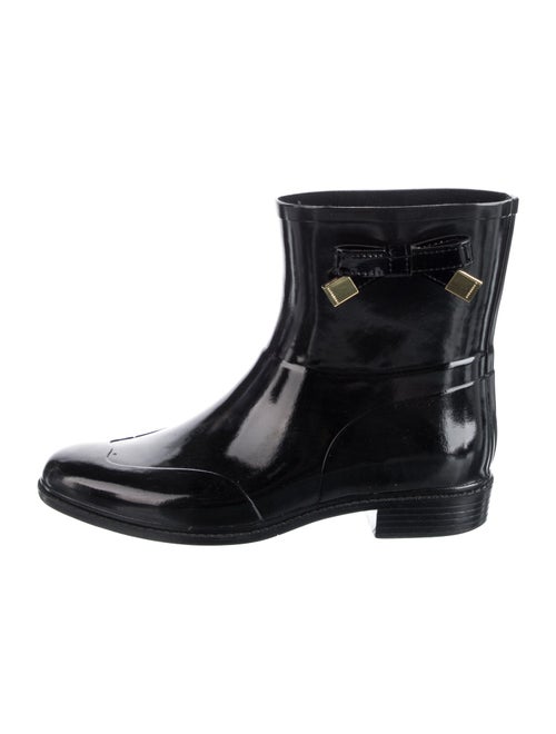 Burberry Rubber Bow Accents Rain Boots