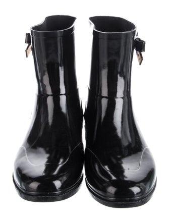 Burberry Rubber Bow Accents Rain Boots