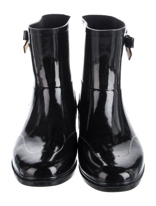 Burberry Rubber Bow Accents Rain Boots