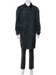 Burberry Plaid Print Trench Coat