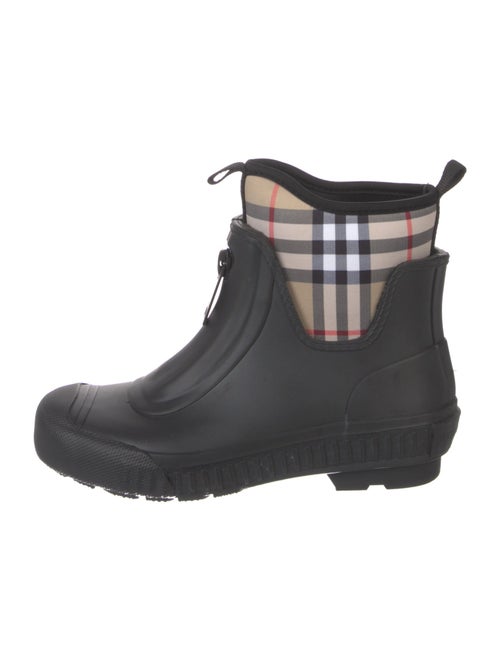 Burberry House Check Pattern Rubber Rain Boots