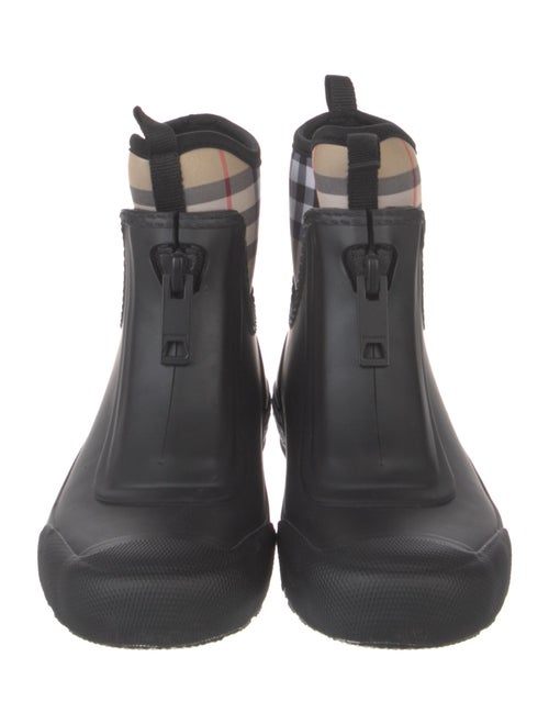 Burberry House Check Pattern Rubber Rain Boots