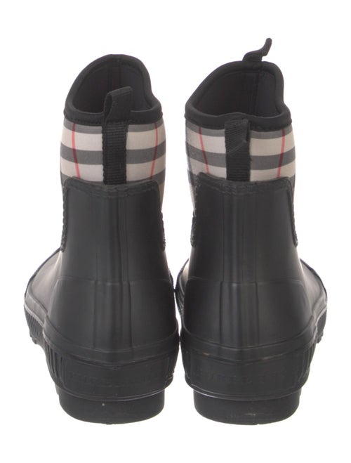 Burberry House Check Pattern Rubber Rain Boots