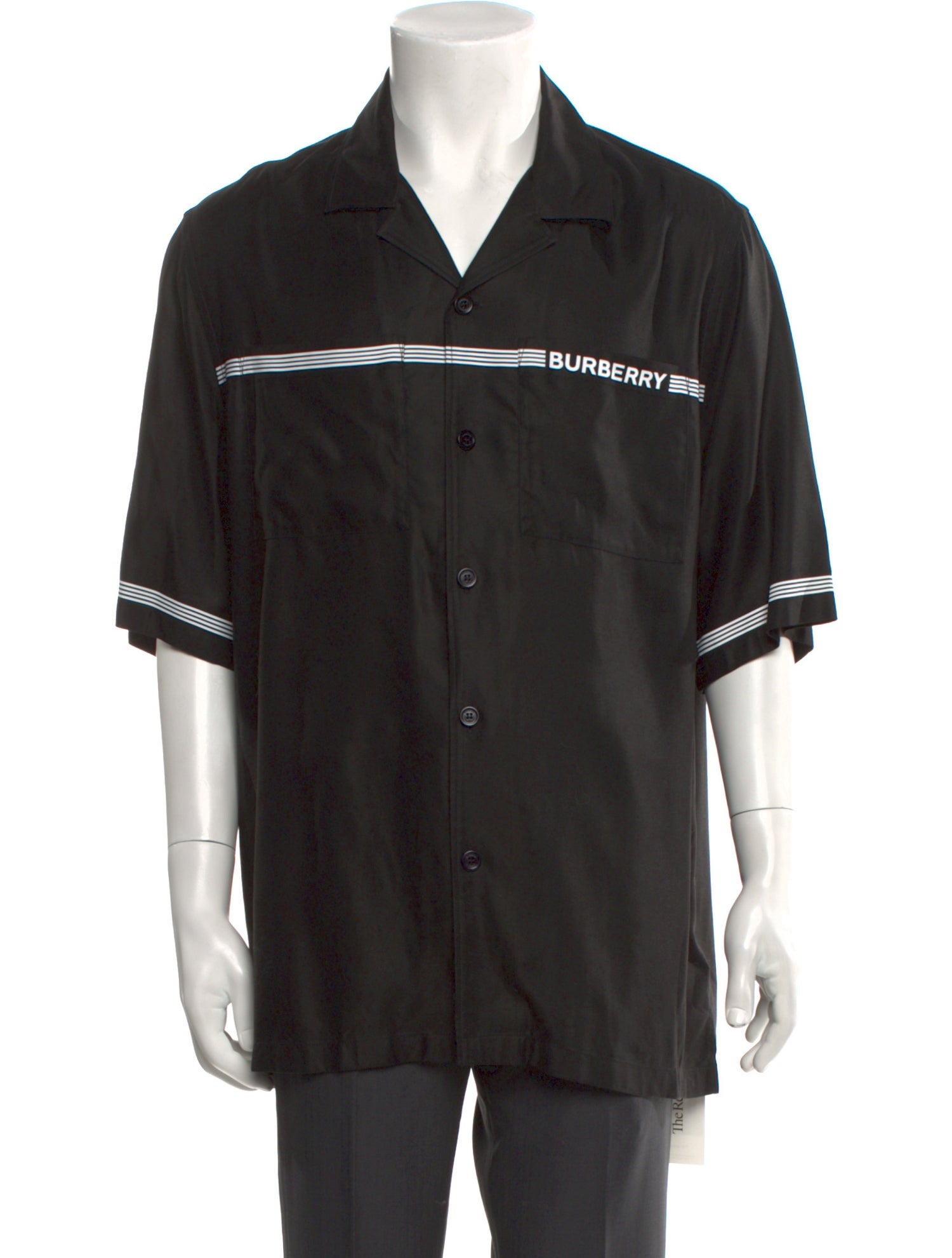 Burberry House Check Pattern Three-Quarter Sleeve Shirt