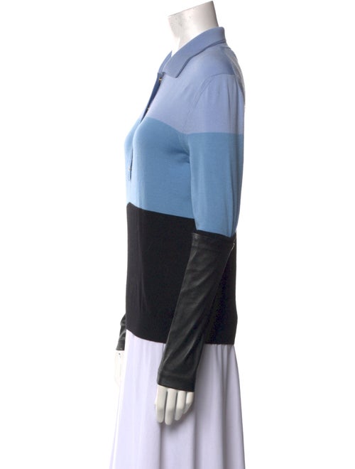 Burberry Wool Long Sleeve Polo
