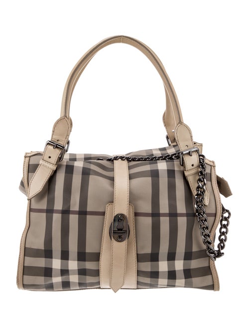 Burberry Smoked Check Shoulder Bag