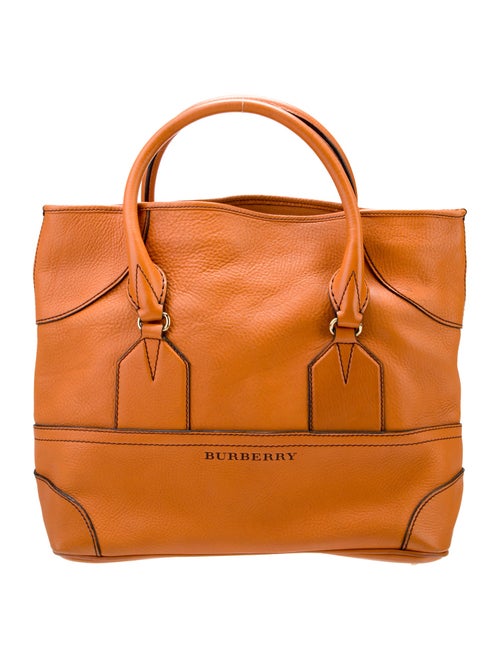 Burberry Leather Top Handle Bag