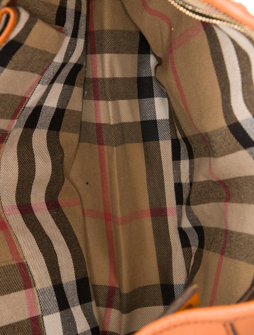 Burberry Leather Top Handle Bag