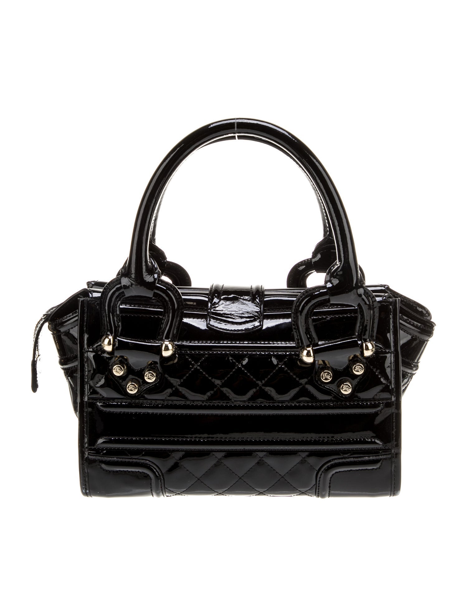 Burberry Quilted Top Handle Bag