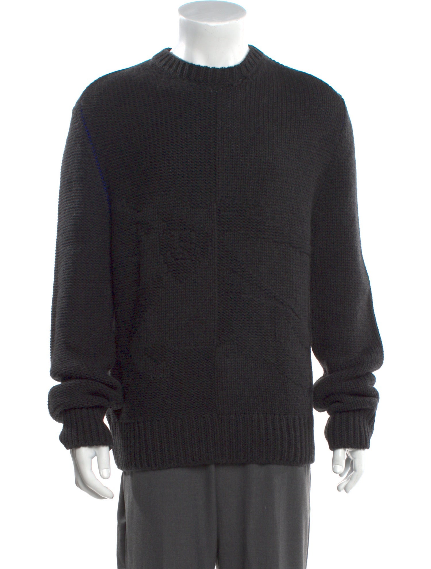 Burberry Nova Check Pattern Cashmere Pullover