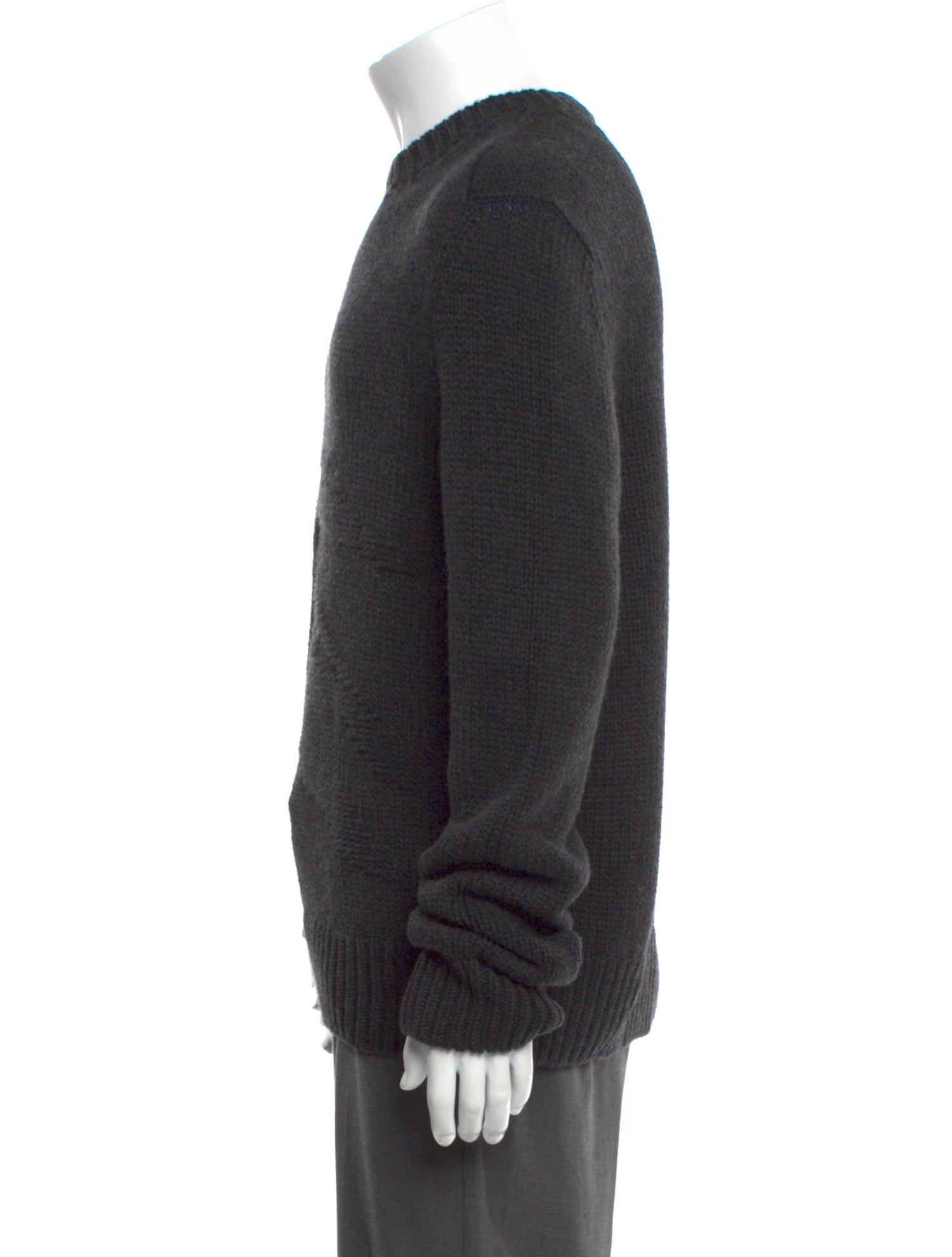 Burberry Nova Check Pattern Cashmere Pullover