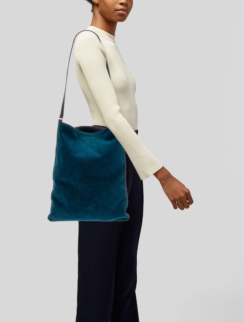 Burberry Suede Bucket Bag