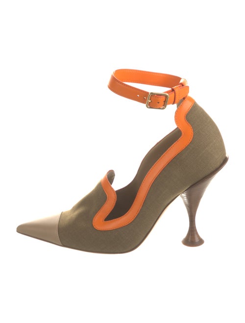 Burberry Canvas Printed Pumps