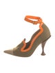 Burberry Canvas Printed Pumps
