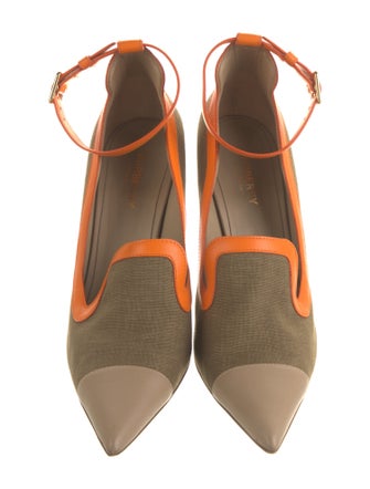 Burberry Canvas Printed Pumps