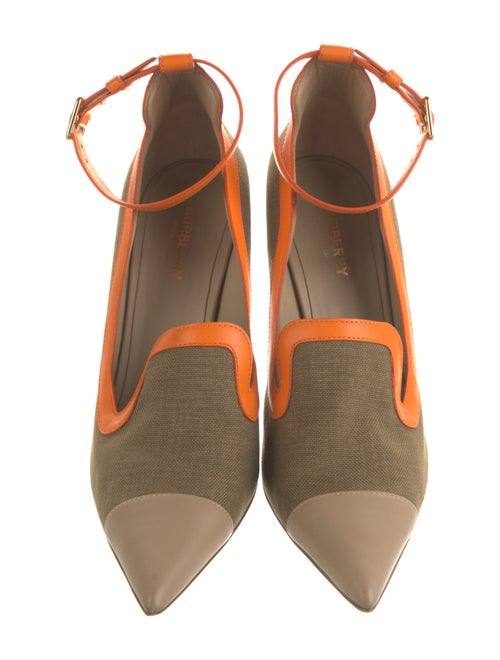 Burberry Canvas Printed Pumps