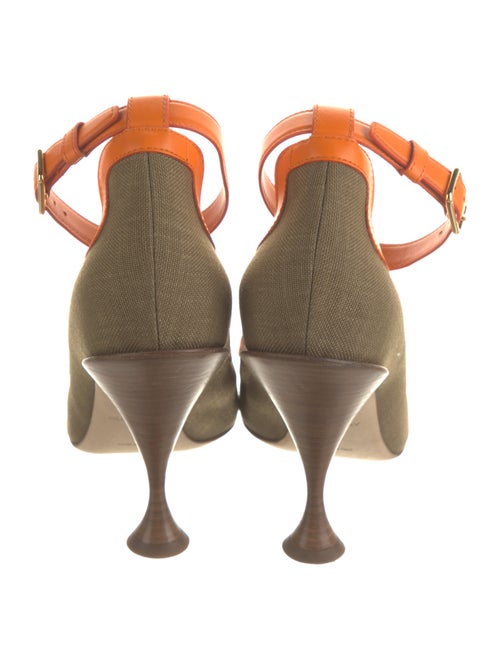 Burberry Canvas Printed Pumps