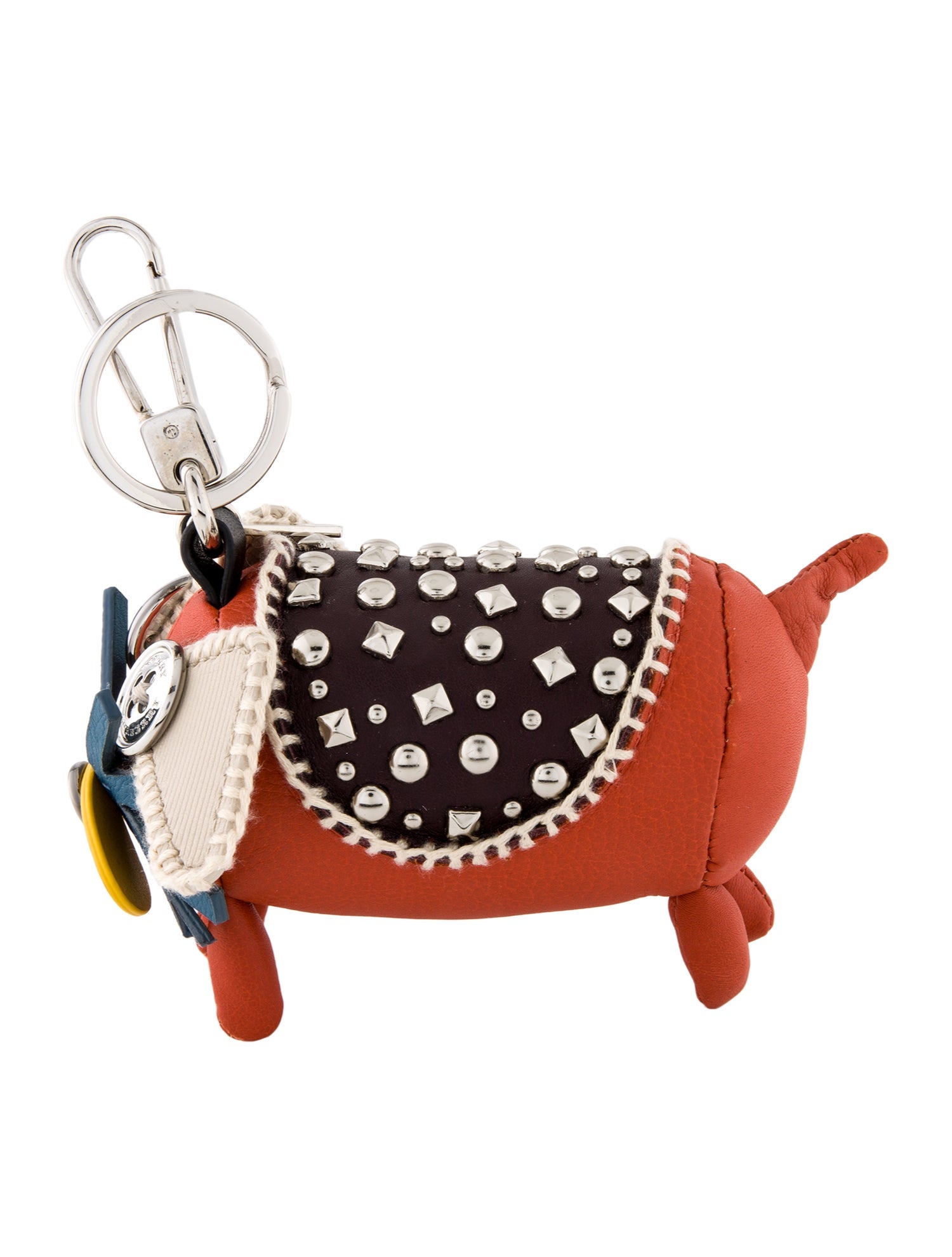 Burberry Trevor the Scottie Dog Keychain Charm