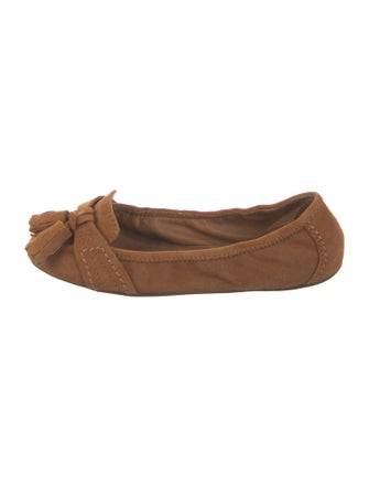Burberry Suede Ballet Flats
