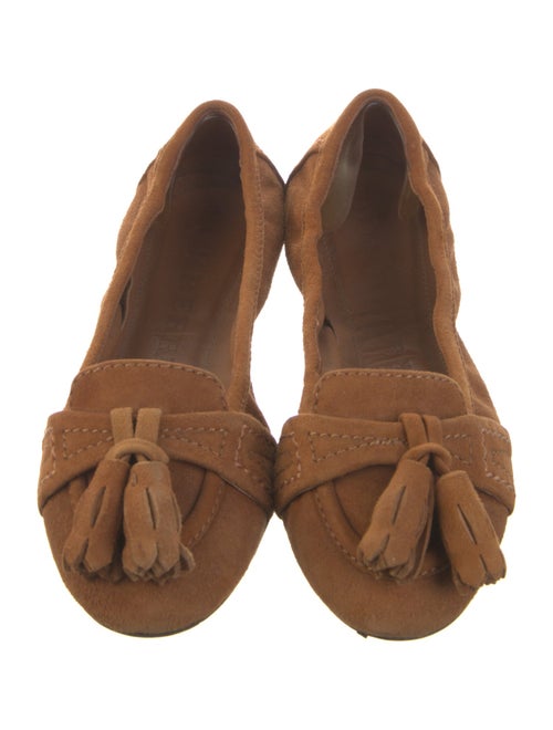 Burberry Suede Ballet Flats