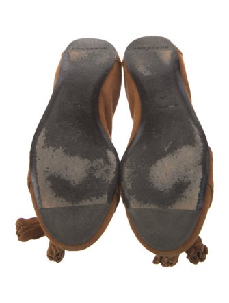 Burberry Suede Ballet Flats