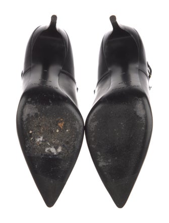 Burberry House Check Pattern Leather Boots