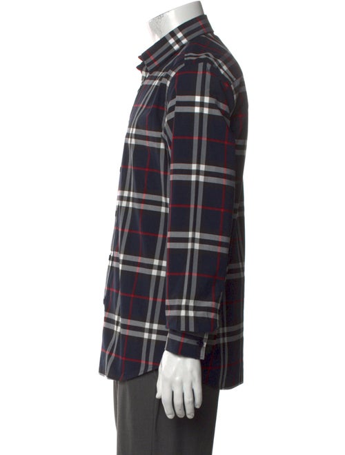 Burberry House Check Pattern Long Sleeve Shirt