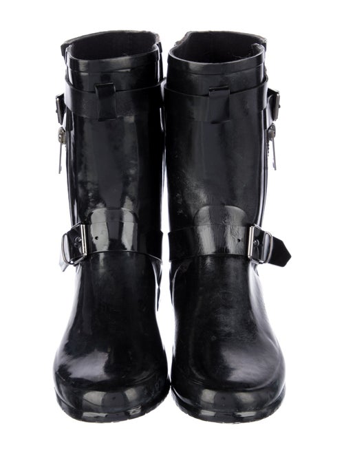 Burberry House Check Pattern Rubber Rain Boots