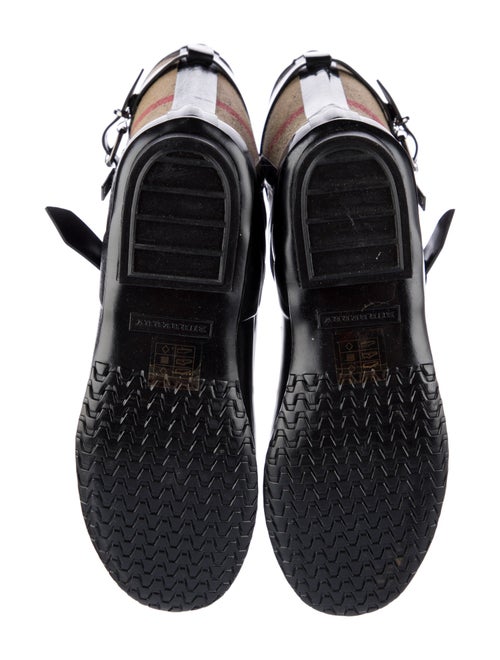 Burberry House Check Pattern Rubber Rain Boots
