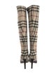 Burberry Nova Check Pattern Boots