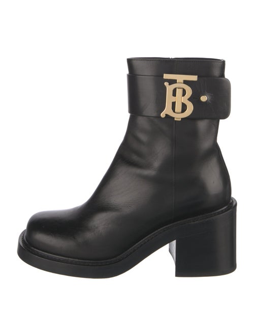 Burberry TB Monogram Leather Boots