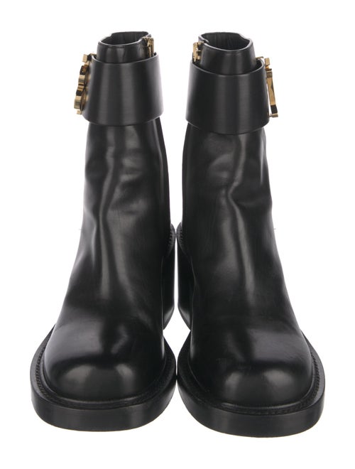 Burberry TB Monogram Leather Boots