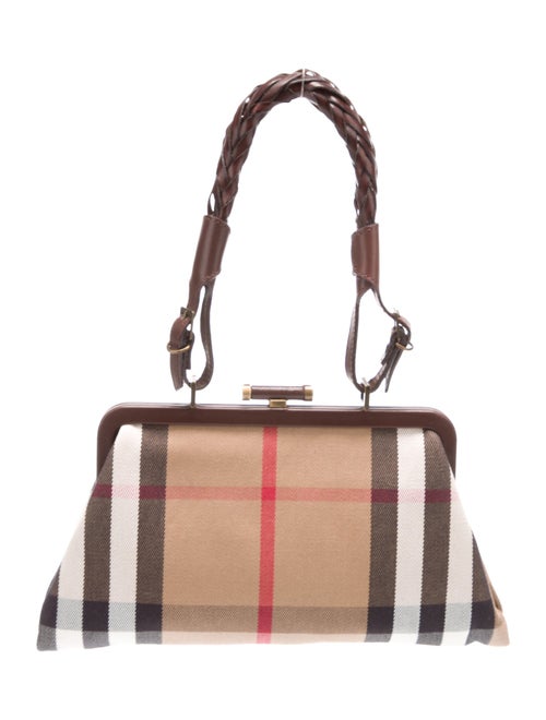 Burberry Nova Check Top Handle Bag