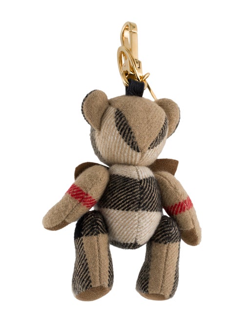 Burberry Check Cashmere Keychain
