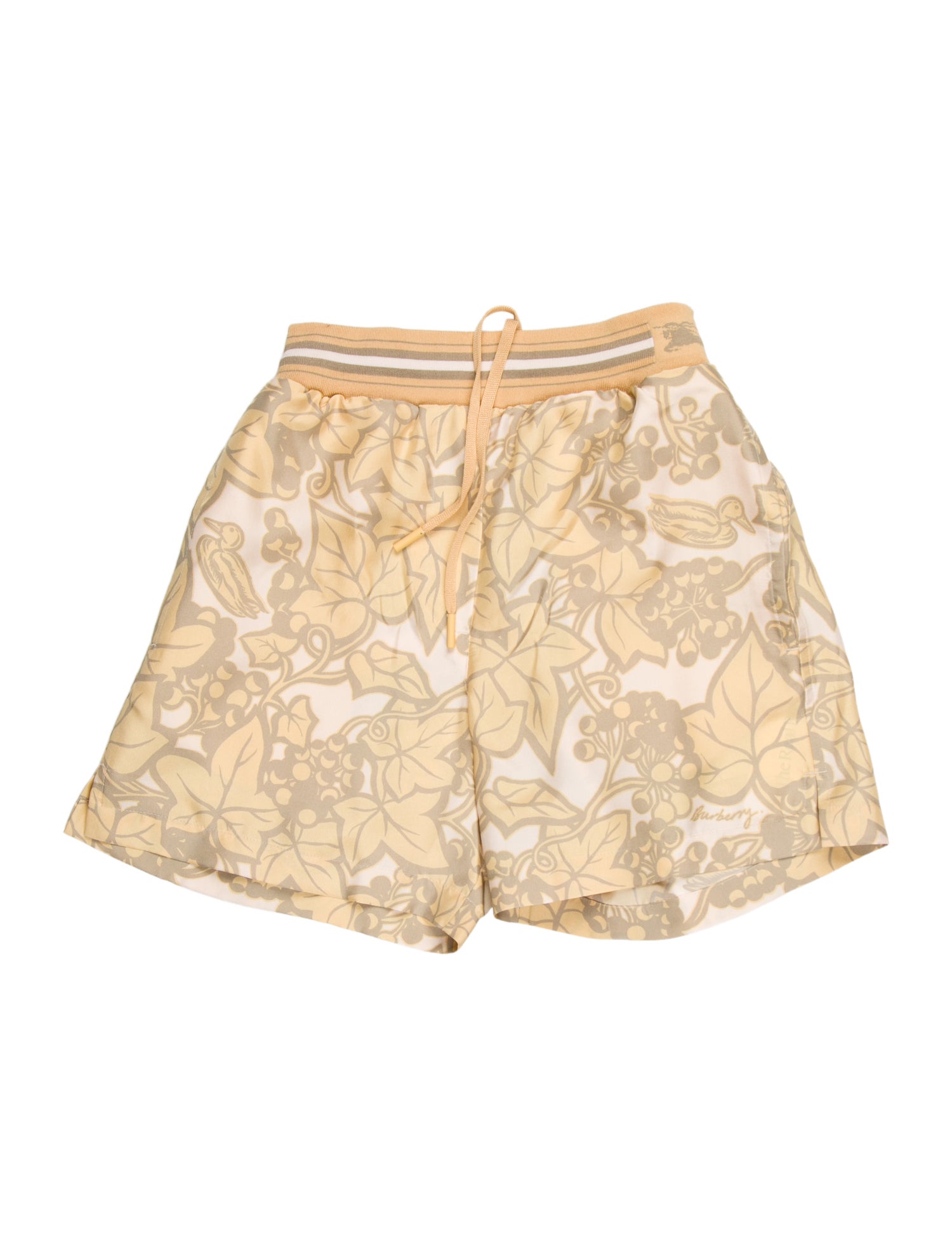 Burberry Silk Jogger Shorts w/ Tags