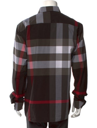 Burberry House Check Pattern Long Sleeve Shirt